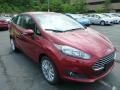 Ruby Red 2014 Ford Fiesta SE Sedan Exterior