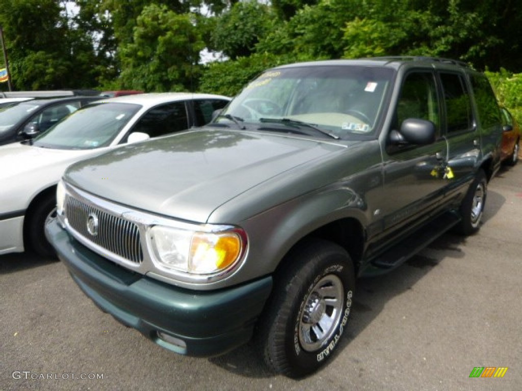 Spruce Green Metallic 1999 Mercury Mountaineer 4WD Exterior Photo #83434048