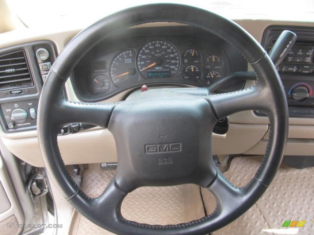 2002 GMC Sierra 1500 HD SLT Crew Cab 4x4 Neutral Steering Wheel Photo #83434510
