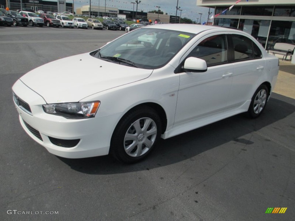 Wicked White 2014 Mitsubishi Lancer ES Exterior Photo #83434933