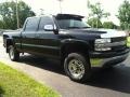 2001 Onyx Black Chevrolet Silverado 2500HD LS Crew Cab 4x4  photo #4