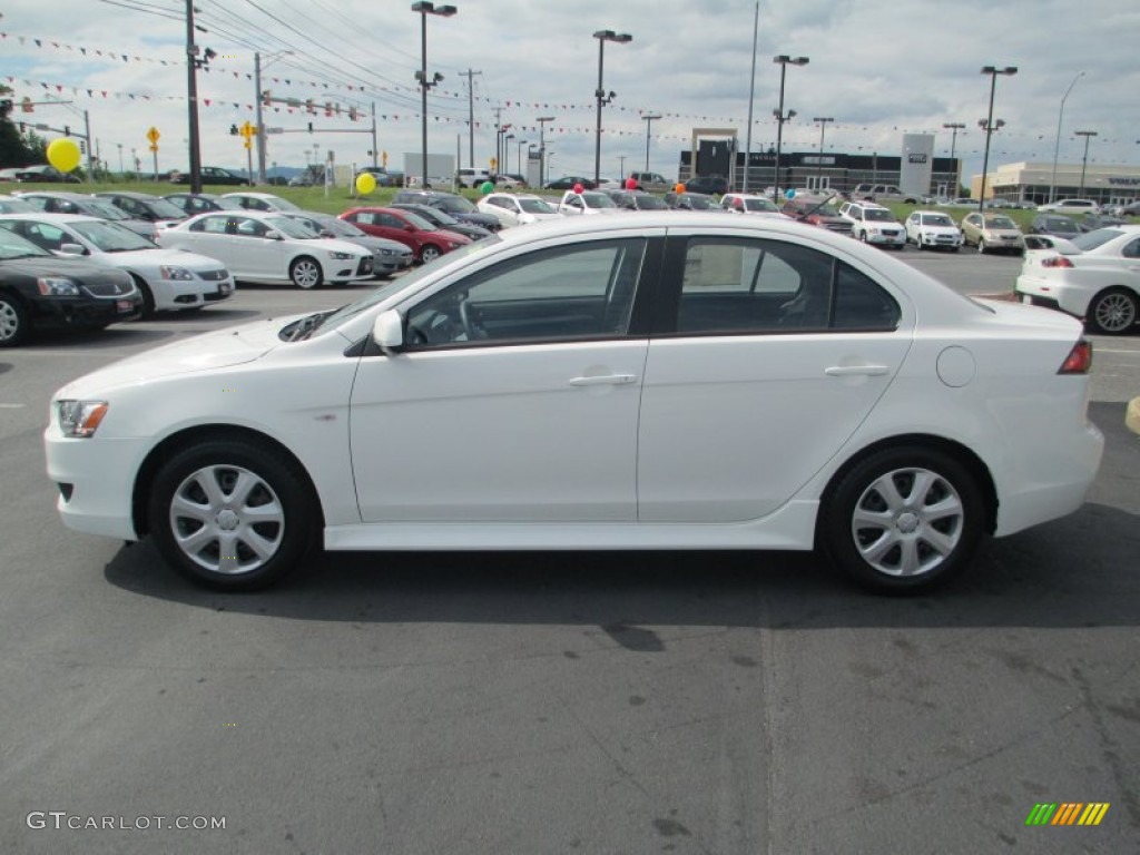 Wicked White 2014 Mitsubishi Lancer ES Exterior Photo #83434956