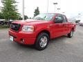 2007 Bright Red Ford F150 STX SuperCab  photo #2