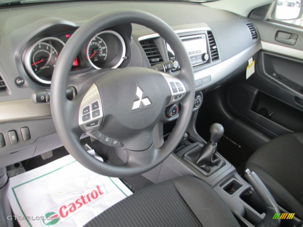 2014 Mitsubishi Lancer ES Black Dashboard Photo #83435290