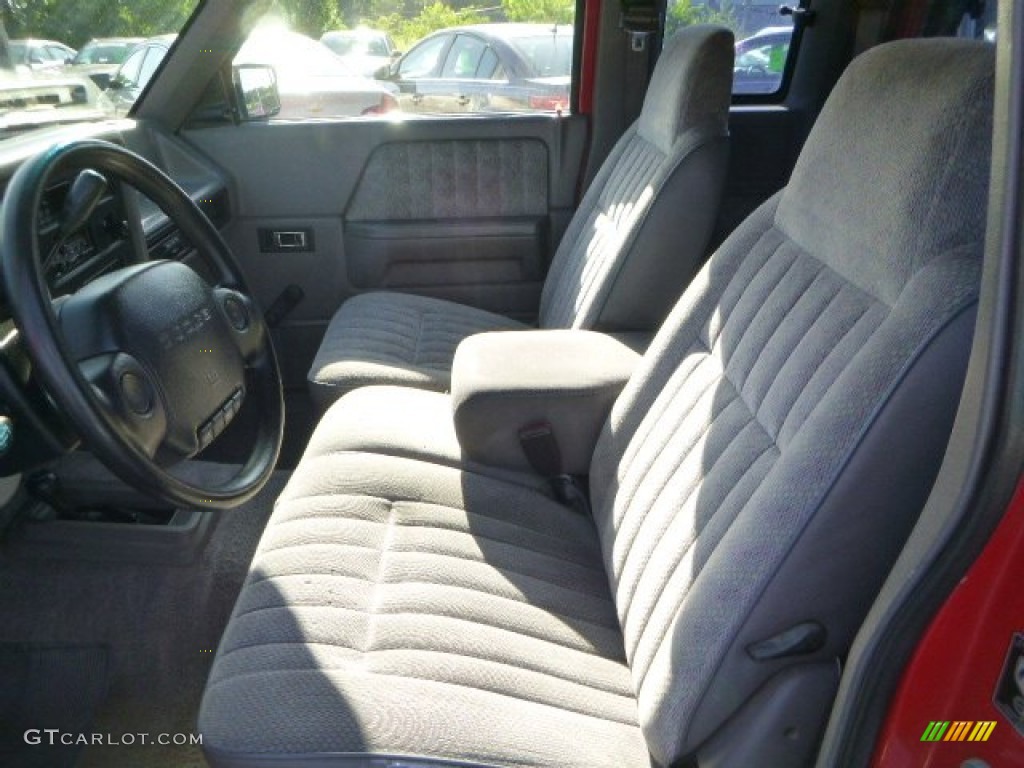 Slate Gray Interior 1996 Dodge Dakota Extended Cab 4x4 Photo #83435572