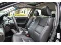 2010 Acura TSX Ebony Interior Front Seat Photo