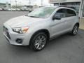 2013 Quick Silver Metallic Mitsubishi Outlander Sport LE AWD  photo #3