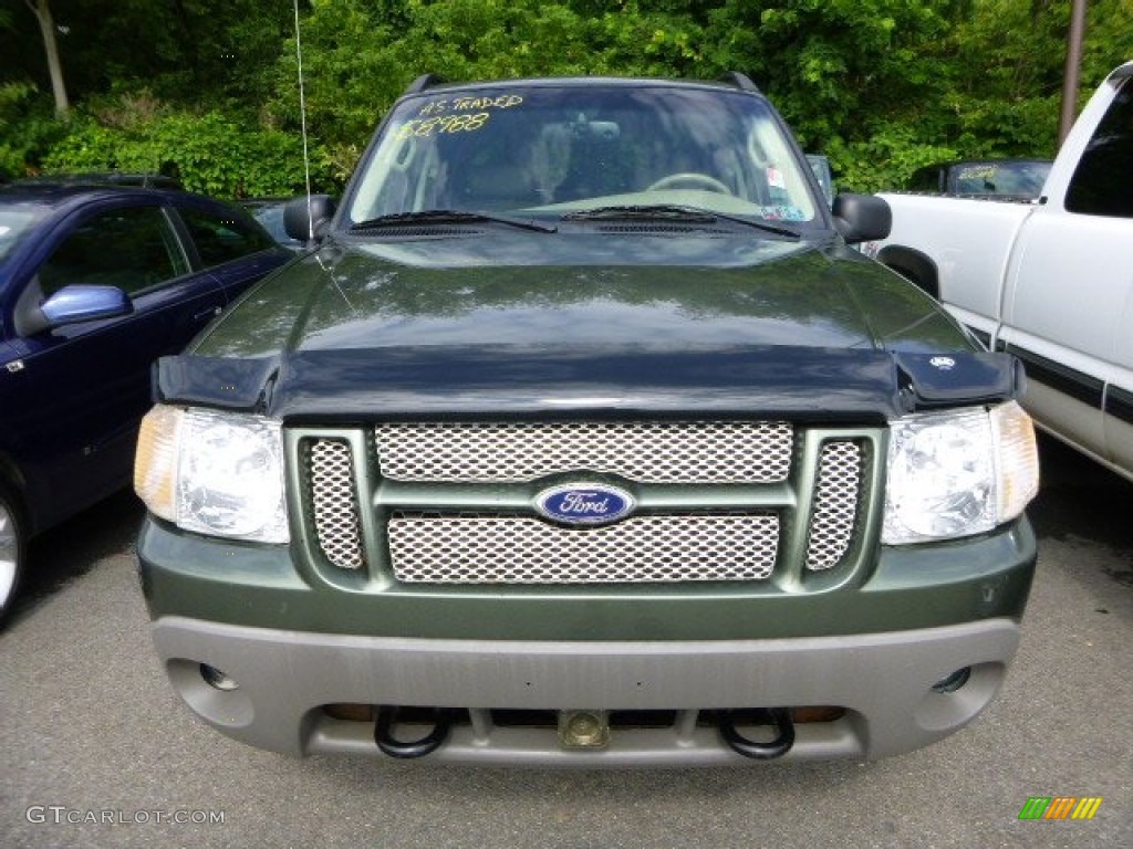 2003 Explorer Sport Trac XLT 4x4 - Estate Green Metallic / Medium Pebble photo #6