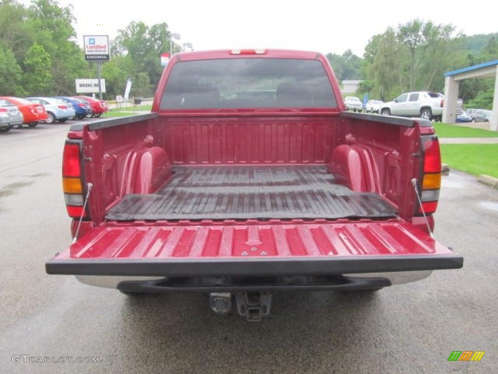 2006 Sierra 1500 SLE Crew Cab 4x4 - Sport Red Metallic / Dark Pewter photo #6