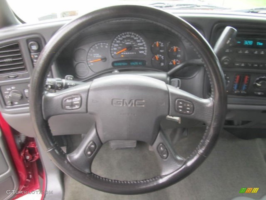 2006 Sierra 1500 SLE Crew Cab 4x4 - Sport Red Metallic / Dark Pewter photo #15