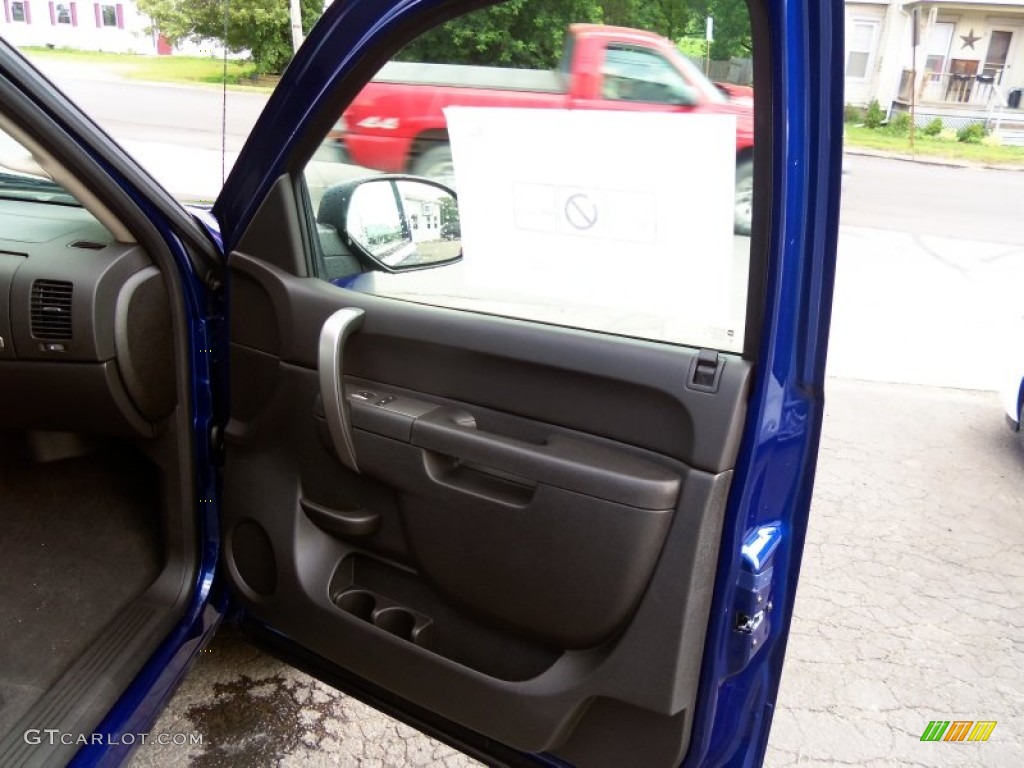 2013 Silverado 1500 LT Extended Cab 4x4 - Blue Topaz Metallic / Ebony photo #19