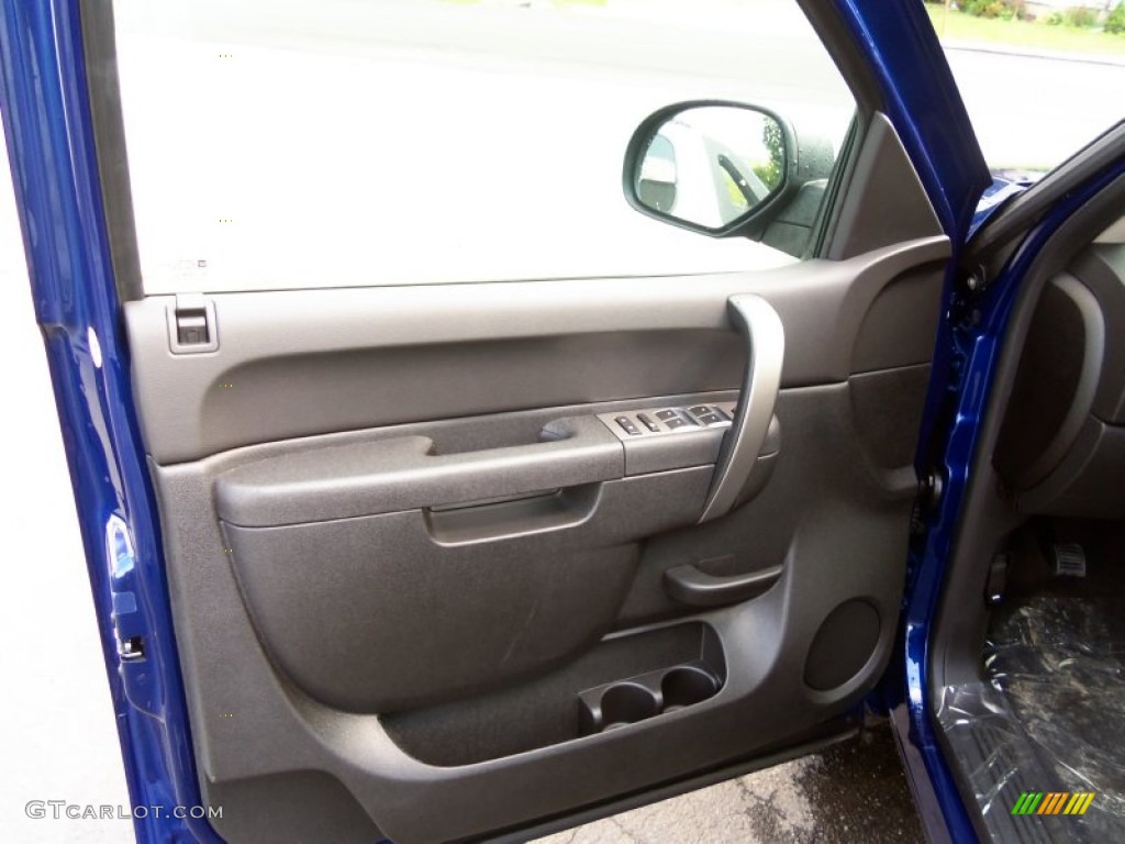 2013 Silverado 1500 LT Extended Cab 4x4 - Blue Topaz Metallic / Ebony photo #24