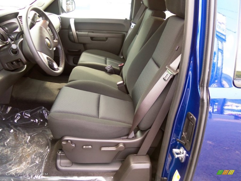 2013 Silverado 1500 LT Extended Cab 4x4 - Blue Topaz Metallic / Ebony photo #26