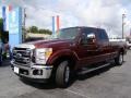 2011 Royal Red Metallic Ford F250 Super Duty XLT Crew Cab  photo #24