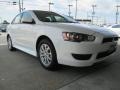 2013 Wicked White Metallic Mitsubishi Lancer ES  photo #1