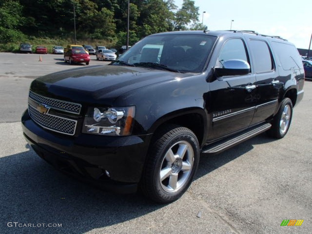Black 2014 Chevrolet Suburban LTZ 4x4 Exterior Photo #83438326