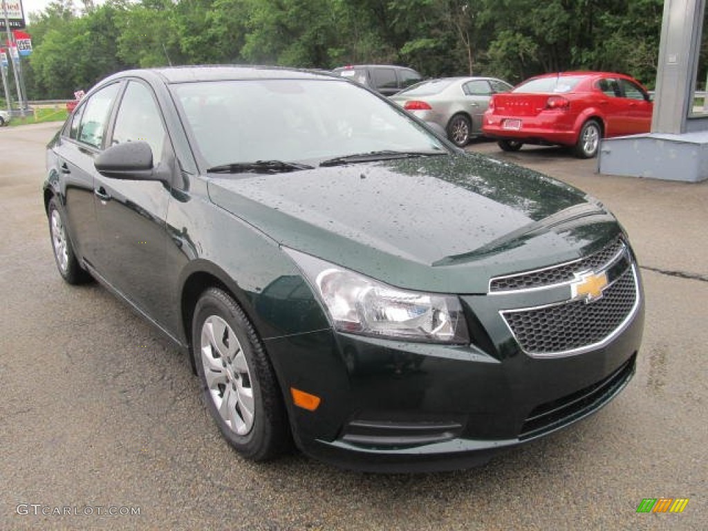 Rainforest Green Metallic 2014 Chevrolet Cruze LS Exterior Photo #83439160