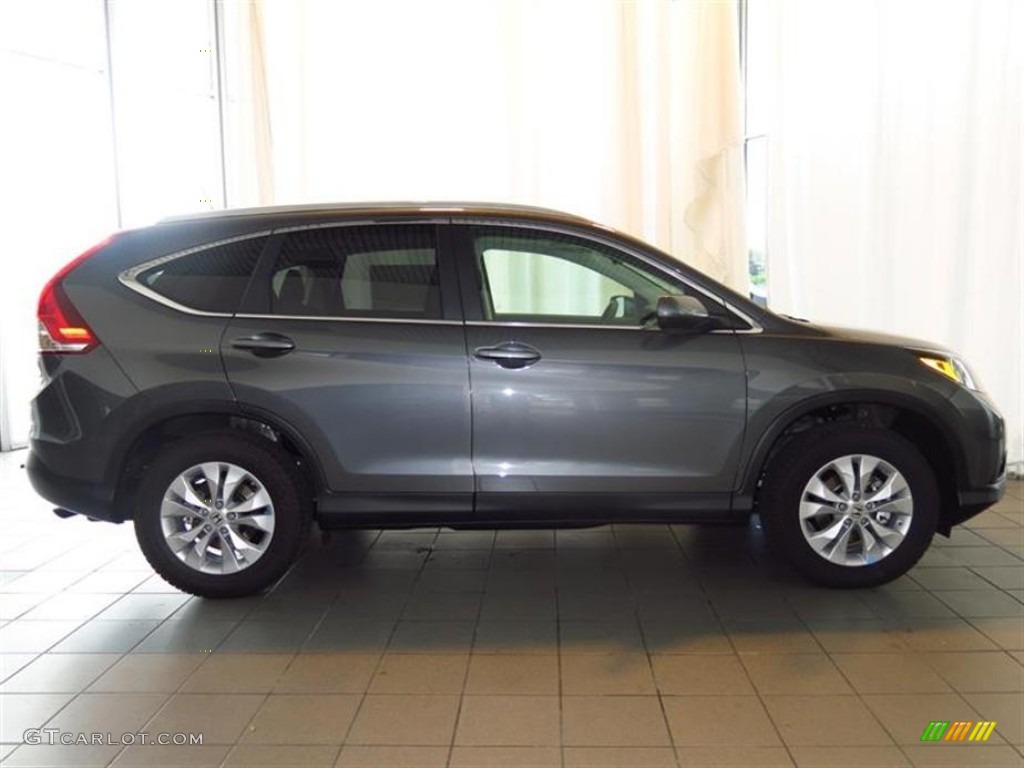 2013 CR-V EX-L - Polished Metal Metallic / Gray photo #2