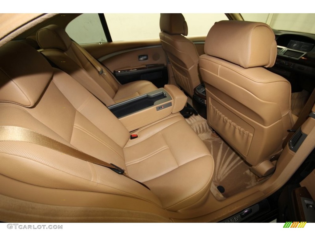 2004 7 Series 745i Sedan - Black Sapphire Metallic / Black/Natural Brown photo #37