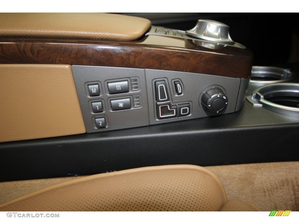 2004 7 Series 745i Sedan - Black Sapphire Metallic / Black/Natural Brown photo #42