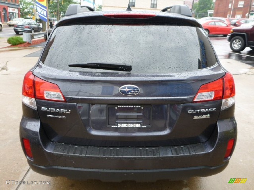 2011 Outback 2.5i Limited Wagon - Graphite Gray Metallic / Off Black photo #17
