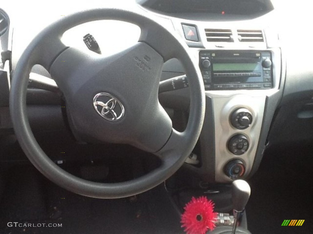 2009 Yaris 3 Door Liftback - Bayou Blue Pearl / Dark Charcoal photo #8