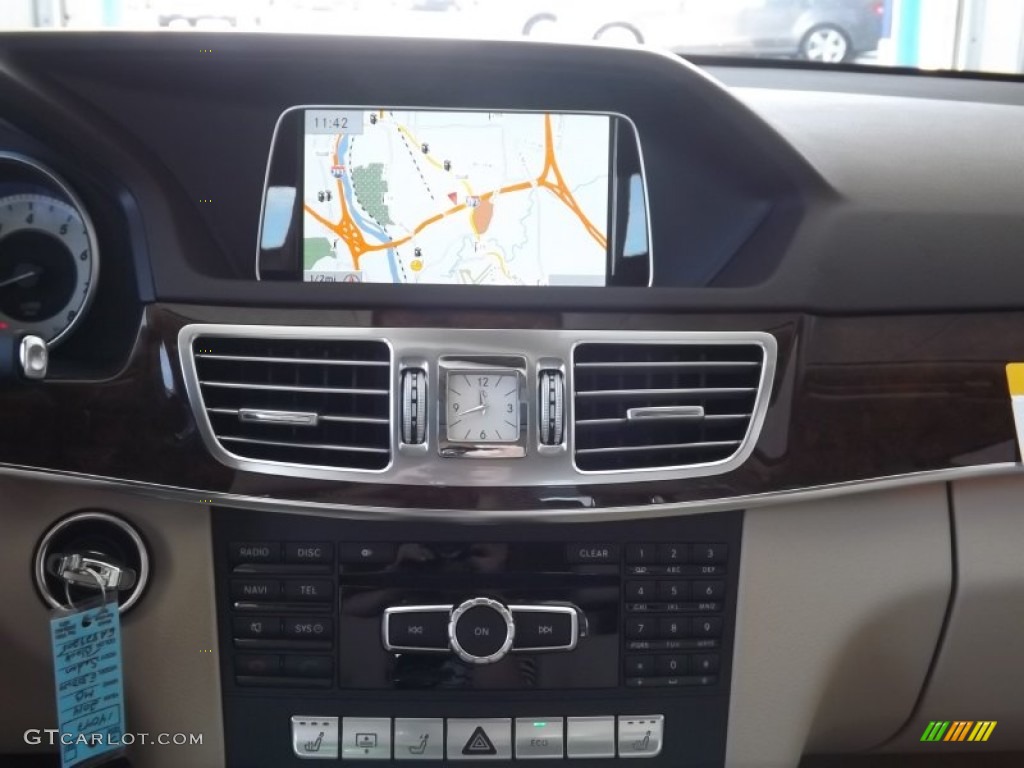 2014 E 350 4Matic Sport Sedan - Black / Silk Beige/Espresso Brown photo #10