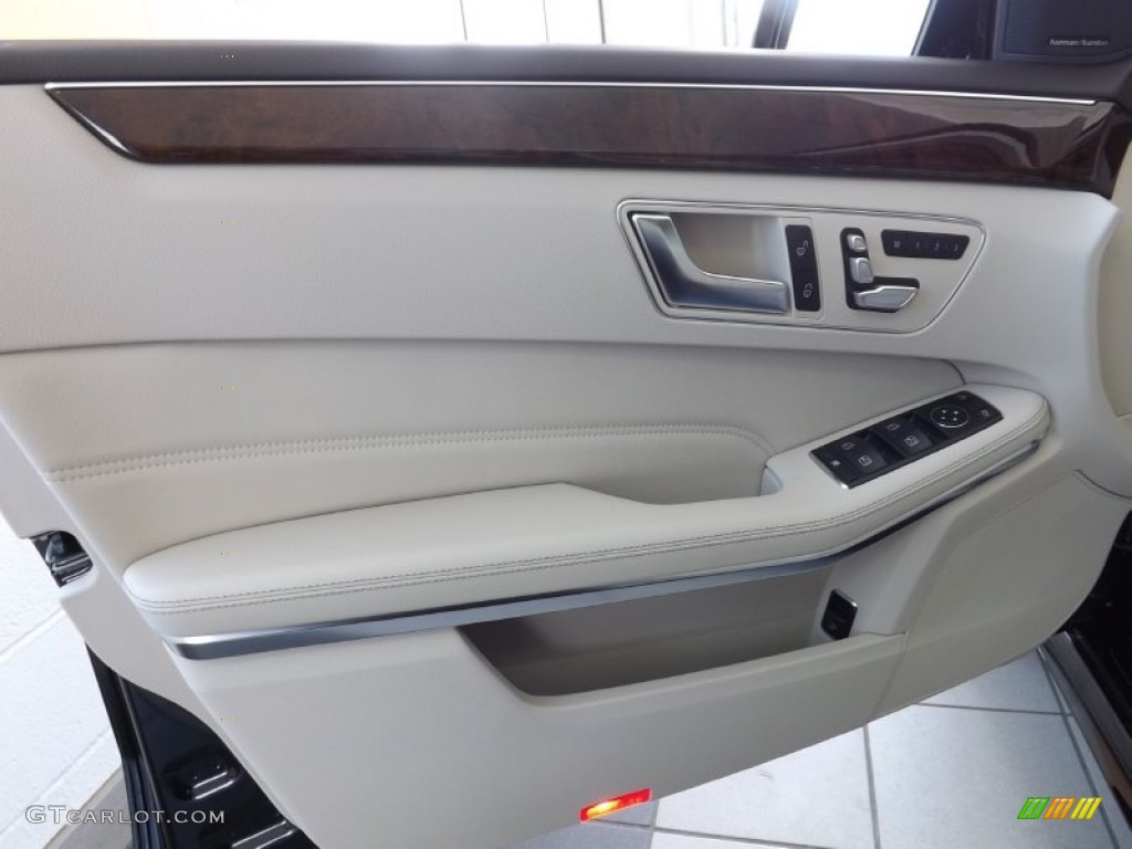 2014 E 350 4Matic Sport Sedan - Black / Silk Beige/Espresso Brown photo #12