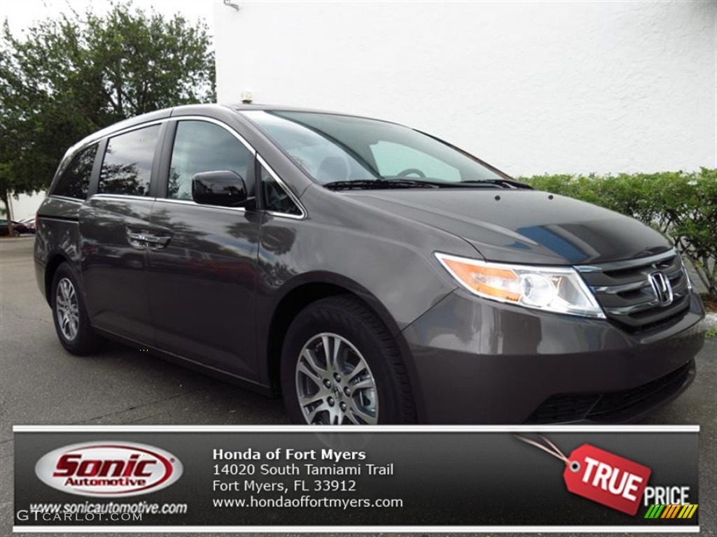 2013 Odyssey EX-L - Smokey Topaz Metallic / Truffle photo #1