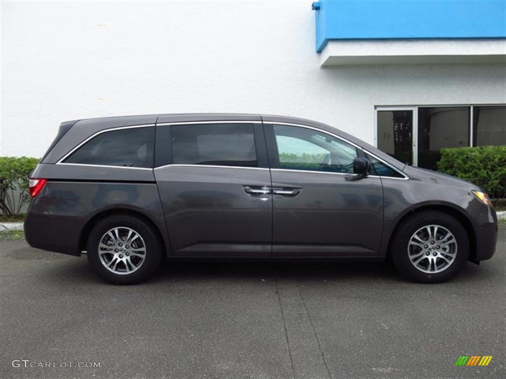 2013 Odyssey EX-L - Smokey Topaz Metallic / Truffle photo #2