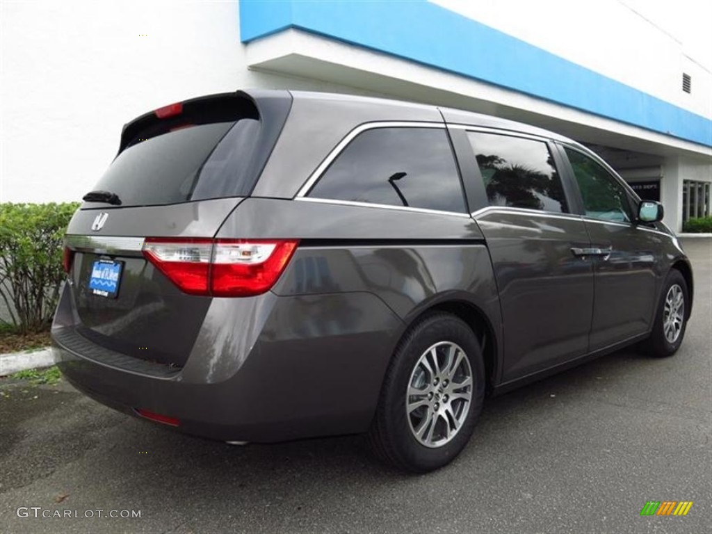 2013 Odyssey EX-L - Smokey Topaz Metallic / Truffle photo #3