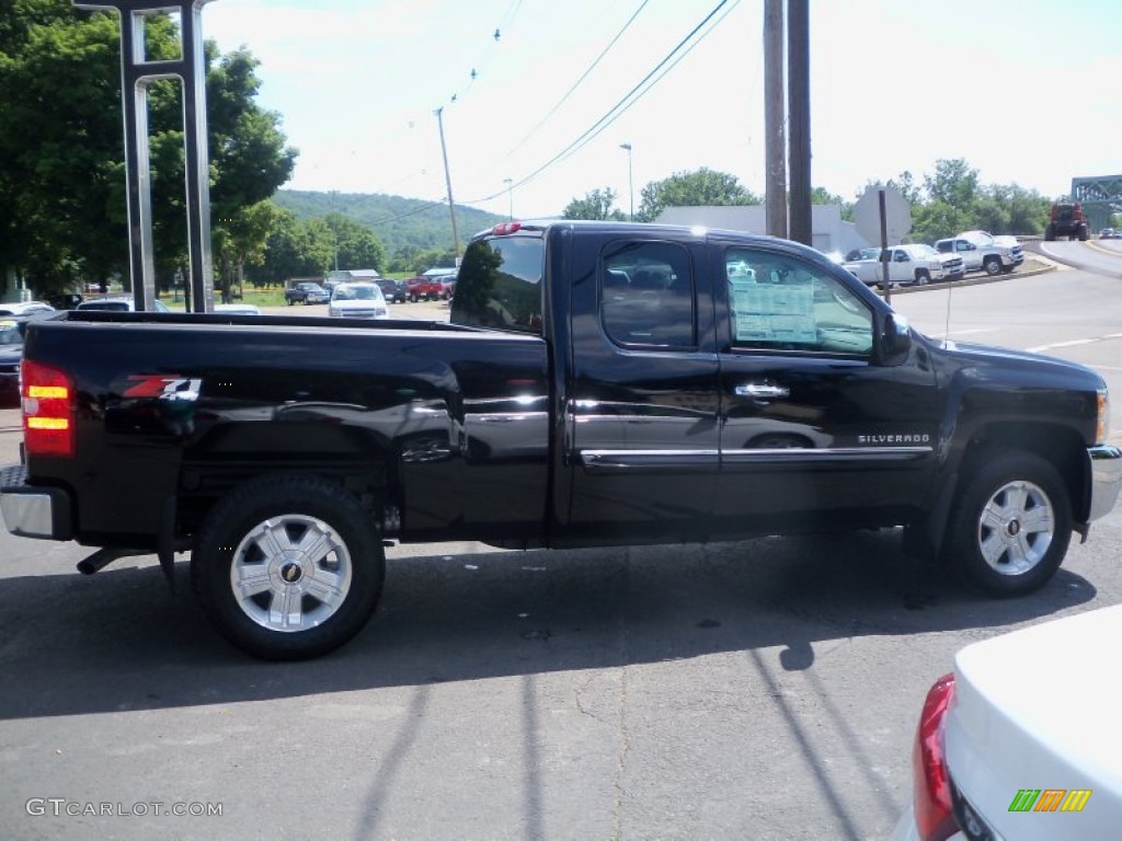 2013 Silverado 1500 LT Extended Cab 4x4 - Black / Ebony photo #4