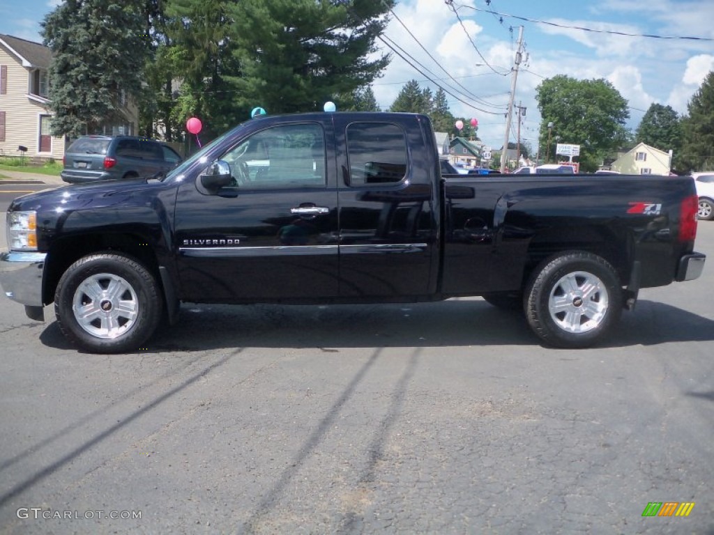 2013 Silverado 1500 LT Extended Cab 4x4 - Black / Ebony photo #8