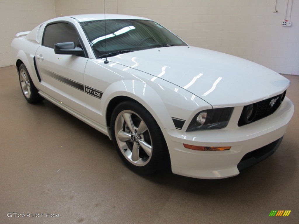 2007 Mustang GT/CS California Special Coupe - Performance White / Black/Dove Accent photo #1