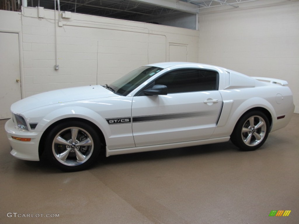 2007 Mustang GT/CS California Special Coupe - Performance White / Black/Dove Accent photo #5