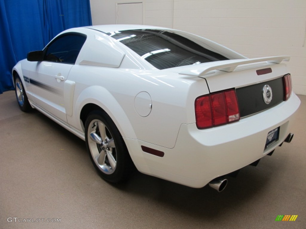 2007 Mustang GT/CS California Special Coupe - Performance White / Black/Dove Accent photo #6