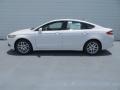 2013 White Platinum Metallic Tri-coat Ford Fusion SE 1.6 EcoBoost  photo #6