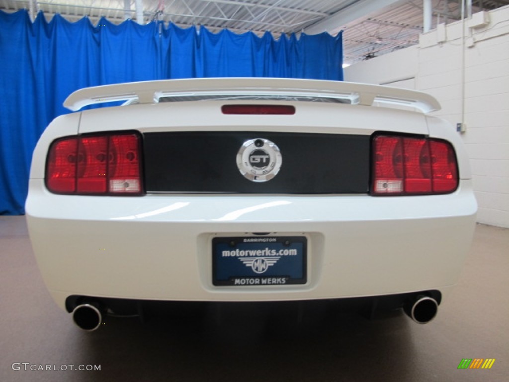 2007 Mustang GT/CS California Special Coupe - Performance White / Black/Dove Accent photo #8
