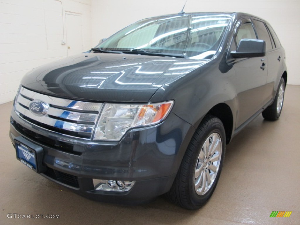 2007 Edge SEL Plus AWD - Carbon Metallic / Charcoal Black photo #4