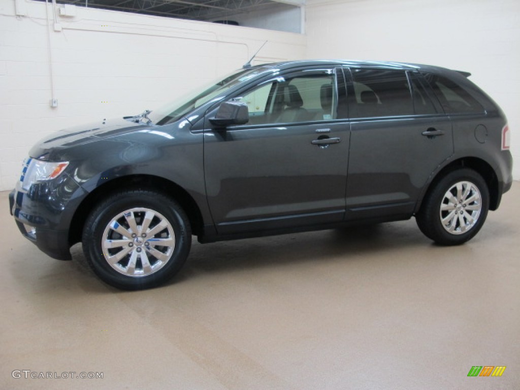 2007 Edge SEL Plus AWD - Carbon Metallic / Charcoal Black photo #5