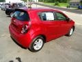 2013 Crystal Red Tintcoat Chevrolet Sonic LT Hatch  photo #3