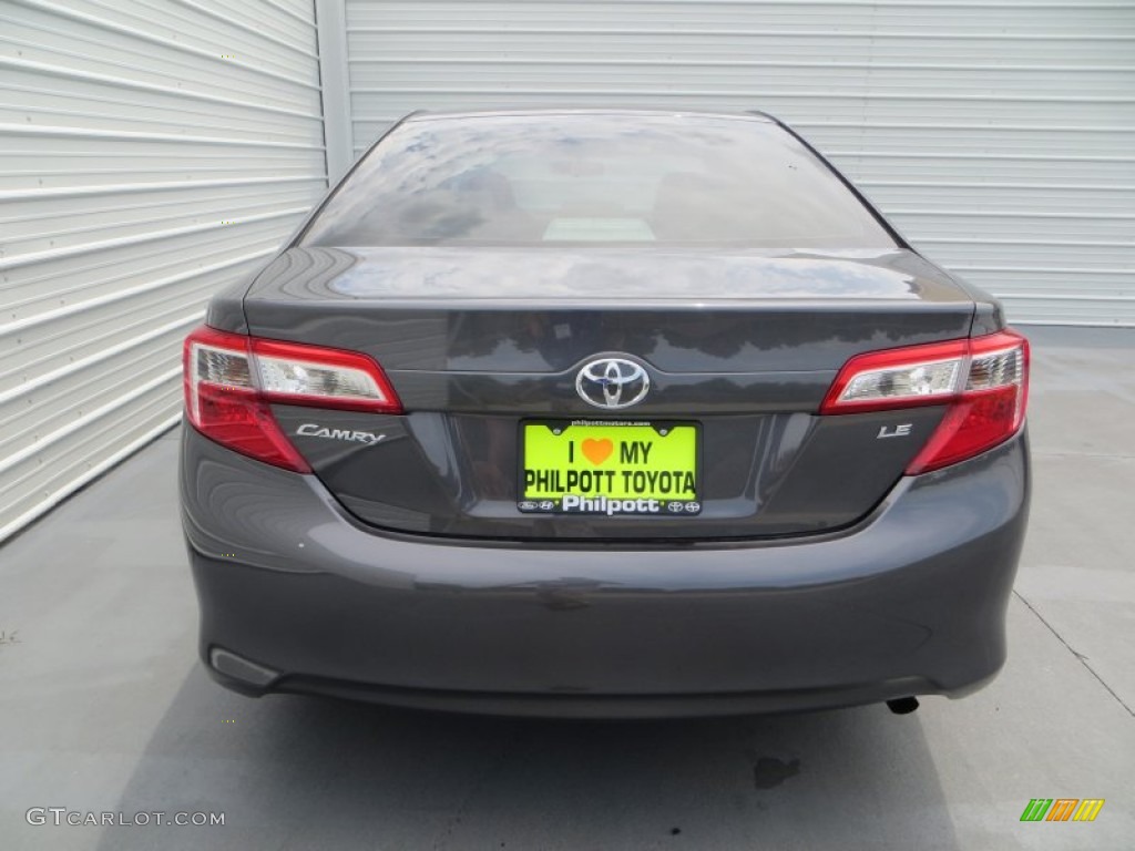 2013 Camry LE - Magnetic Gray Metallic / Ivory photo #5