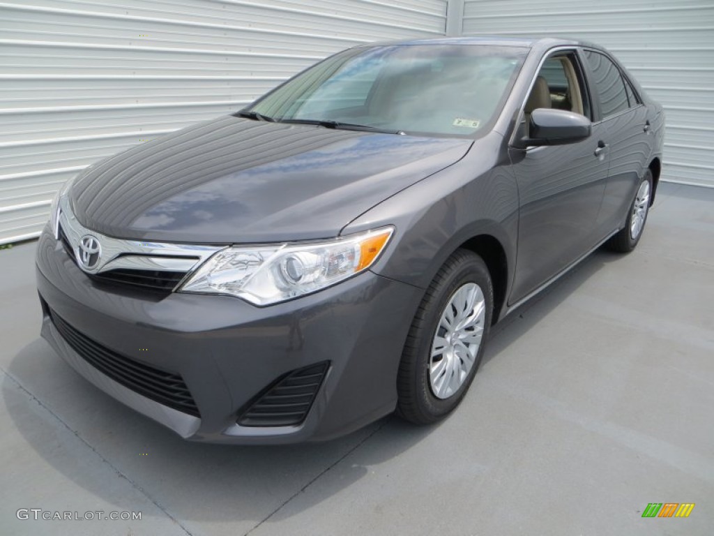 2013 Camry LE - Magnetic Gray Metallic / Ivory photo #7