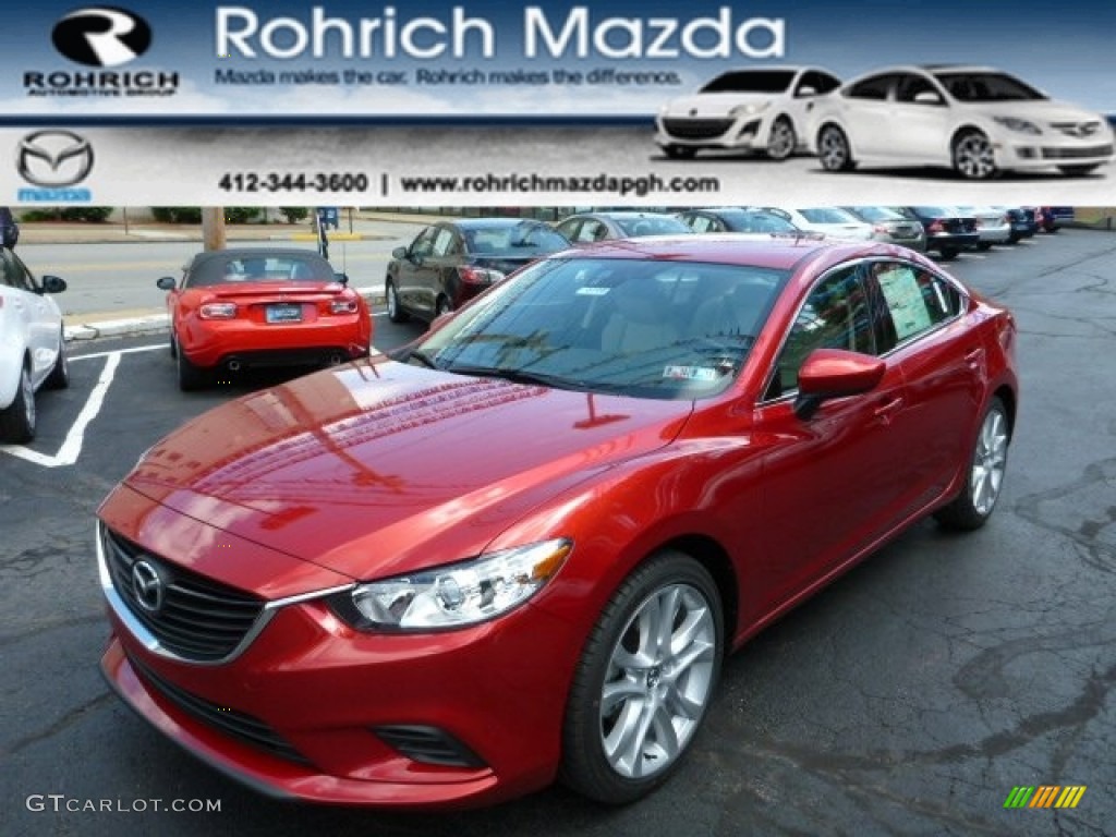 2014 MAZDA6 Touring - Soul Red Mica / Sand photo #1