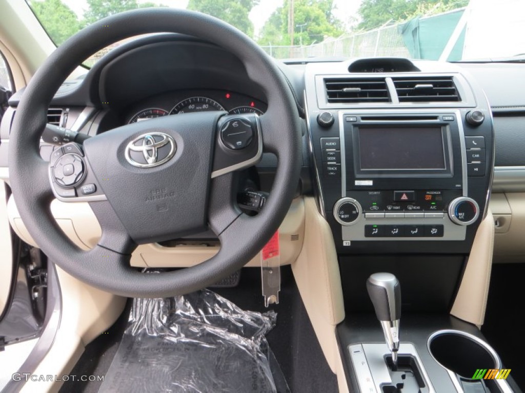 2013 Camry LE - Magnetic Gray Metallic / Ivory photo #24