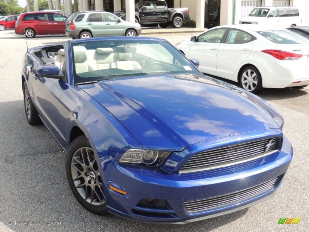 Deep Impact Blue Metallic 2013 Ford Mustang V6 Mustang Club of America Edition Convertible Exterior Photo #83445949