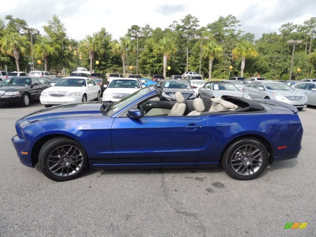 Deep Impact Blue Metallic 2013 Ford Mustang V6 Mustang Club of America Edition Convertible Exterior Photo #83445985