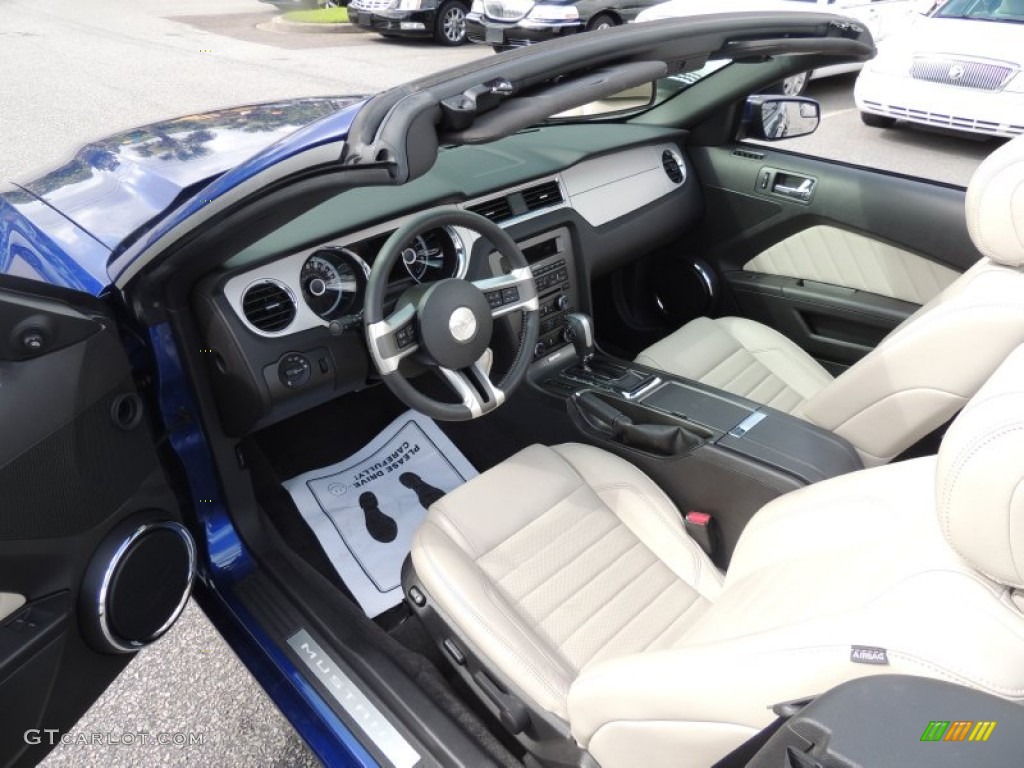 Stone Interior 2013 Ford Mustang V6 Mustang Club of America Edition Convertible Photo #83446009