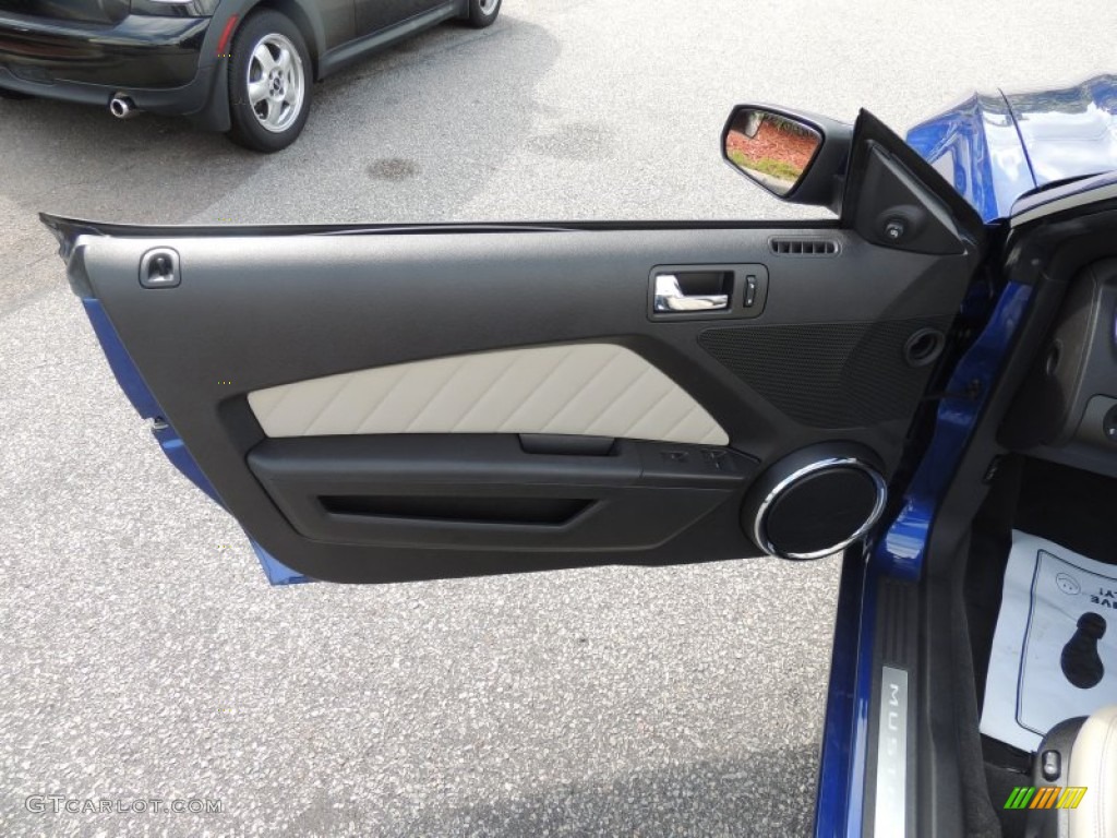 2013 Ford Mustang V6 Mustang Club of America Edition Convertible Stone Door Panel Photo #83446053