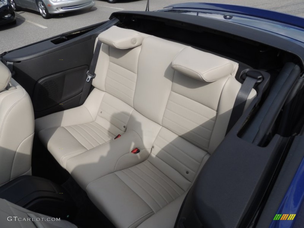 2013 Ford Mustang V6 Mustang Club of America Edition Convertible Rear Seat Photo #83446069